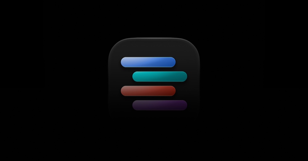LM Studio app icon with four colored bars on a black background