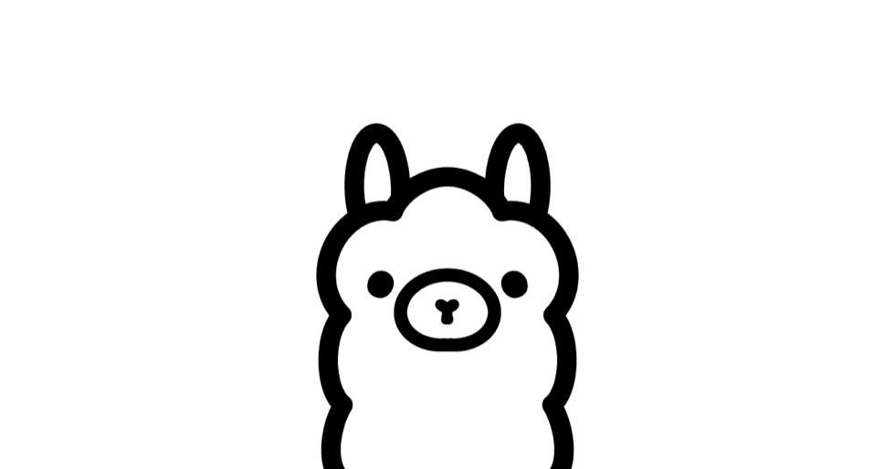 Ollama llama mascot logo